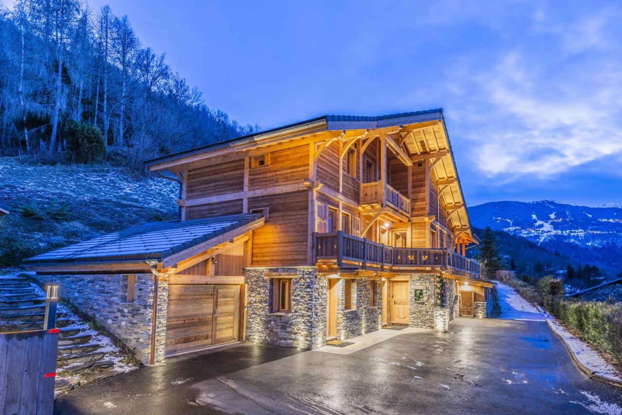 Chalet Savoyard D'Exception Avec Piscine Chauffee Villa Bourg-Saint-Maurice Bagian luar foto