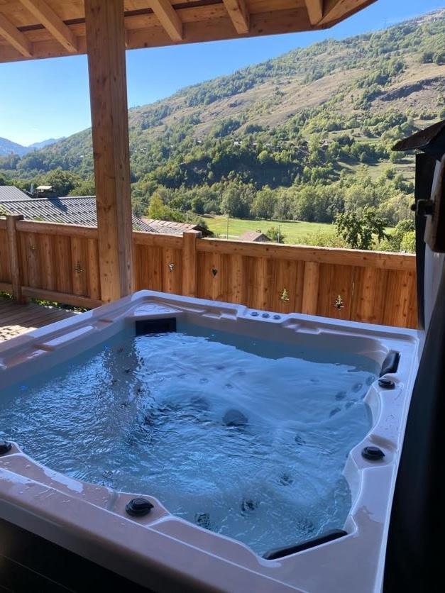 Chalet Savoyard D'Exception Avec Piscine Chauffee Villa Bourg-Saint-Maurice Bagian luar foto