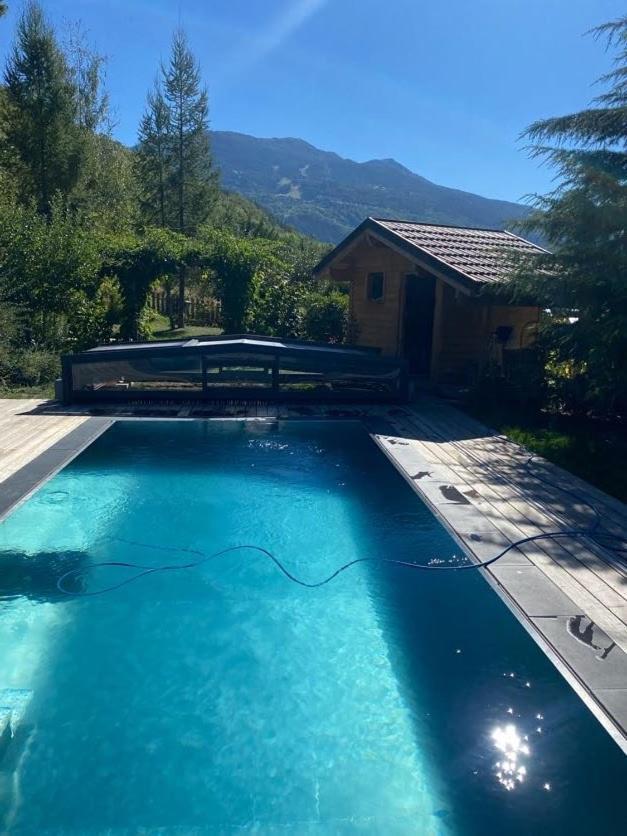 Chalet Savoyard D'Exception Avec Piscine Chauffee Villa Bourg-Saint-Maurice Bagian luar foto