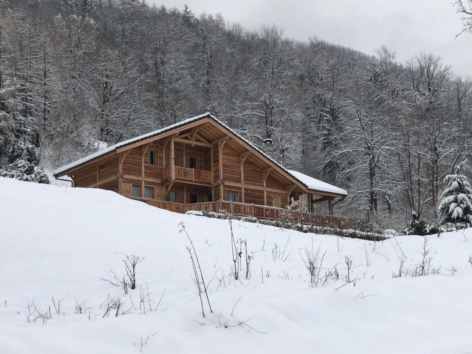 Chalet Savoyard D'Exception Avec Piscine Chauffee Villa Bourg-Saint-Maurice Bagian luar foto